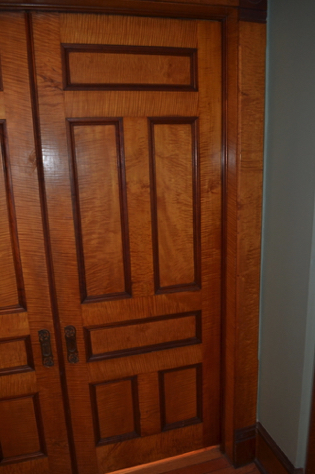 Single pocket door repaired.